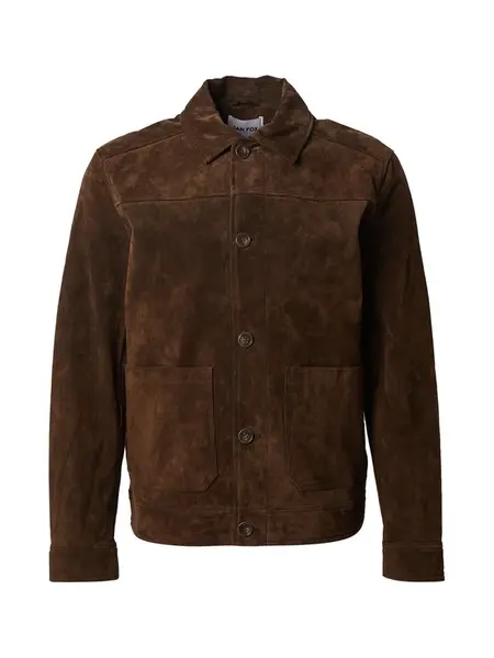 DAN FOX APPAREL Prechodná bunda 'Fabio'  hnedá