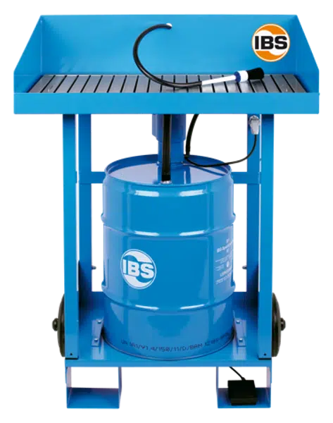 IBS Scherer Mycí stůl typ F2 pojízdný, 50 litrů, nosnost 100 kg, elektrické čerpadlo a štětec - IBS