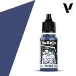 Modelářská barva Vallejo 18ml – 962 Flat Blue