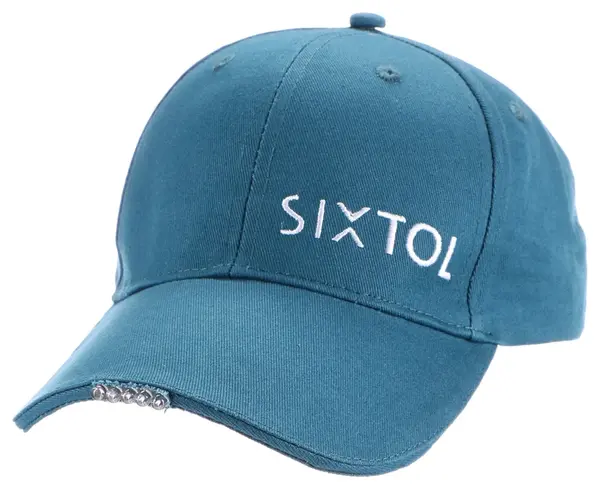Kšiltovky s LED světlem 25 lm, nabíjeci USB, univerzální velikost - SIXTOL B-CAP Barva: modrá
