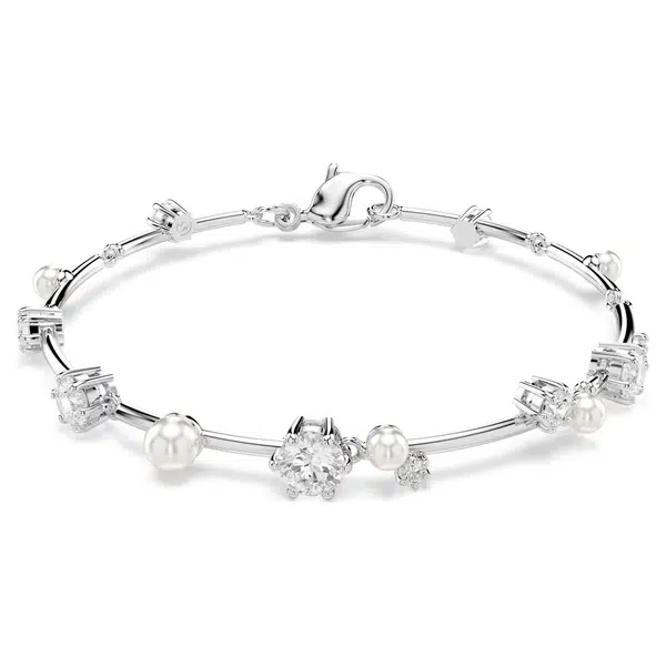 Swarovski Třpytivý náramek s krystaly a perličkami Constella 5707511