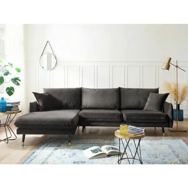 MID.YOU ROHOVÁ SEDAČKA, textil, antracitová