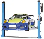 MDtools Dvousloupový přejezdový zvedák s automatickým zámkem, nosnost 4t - QSD4000A