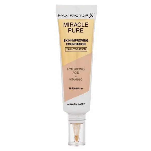 MAX FACTOR Miracle Pure SPF30 Skin-Improving Foundation 44 Warm Ivory make-up 30 ml