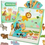 Magnetická knižka – zvieratá zo safari (puzzle)