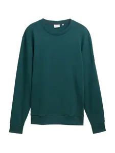 TOM TAILOR Mikina  smaragdová