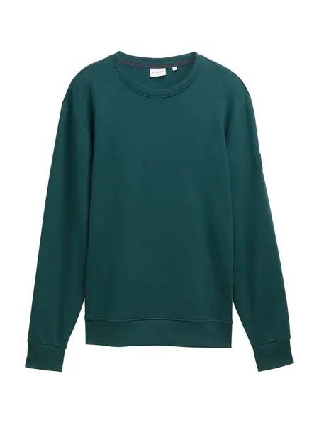TOM TAILOR Mikina  smaragdová