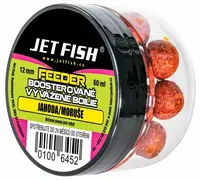 Jet fish boosterované vyvážené boilie 15 mm 60 ml - jahoda moruše