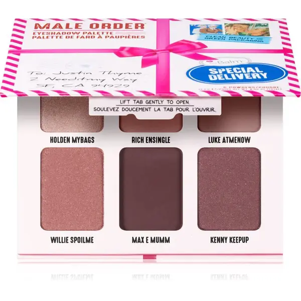 theBalm Male Order® Special Delivery paletka očních stínů 13,2 g