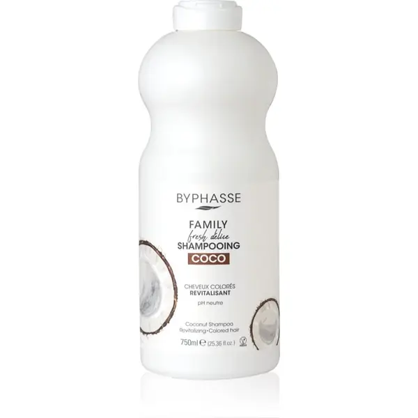 BYPHASSE Coco šampon pro barvené vlasy 750 ml