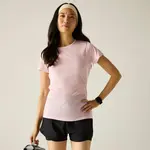 Dámské tričko regatta fingal edition světle růžová 42