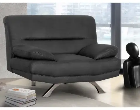 Křeslo Bruno, černá látka