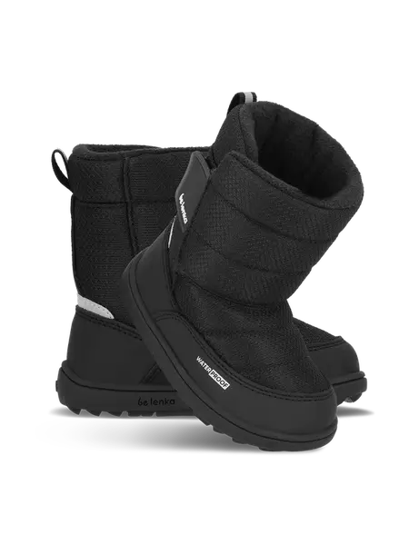 Dětské barefoot sněhule Be Lenka Ailo Preschool - All Black
