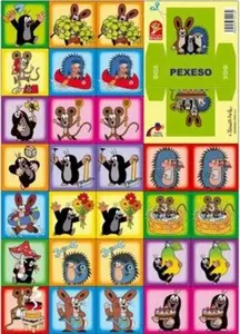 Krtek - pexeso - Zdeněk Miler