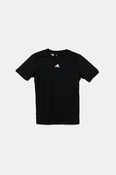Dětské tričko adidas Performance černá barva, s potiskem, JI9265