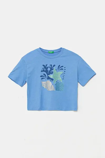 Dětské bavlněné tričko United Colors of Benetton