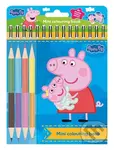 Mini omalovánky s pastelkami Prasátko Peppa