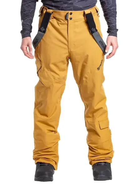 Meatfly pánské SNB & SKI kalhoty Ghost Wood | Hnědá | Velikost XS