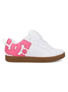 Dc shoes dámské boty Court Graffik White | Bílá | Velikost 41 EU
