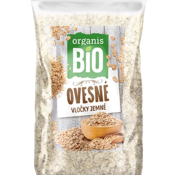 Organis Ovesné vločky jemné BIO 500 g
