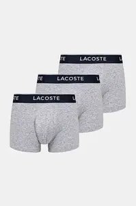 Lacoste  přiléhavé boxerky pánské bavlněné s elastanem 3-pack
