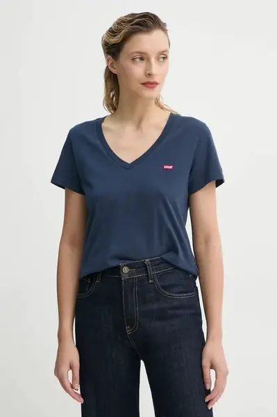 Bavlněné tričko Levi's LSE_PERFECT VNECK