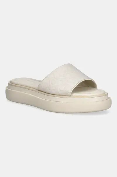 Pantofle Calvin Klein FLATFORM SLIDE - JACQ