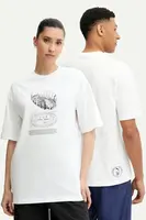 Bavlněné tričko Puma PUMA x HARRY POTTER bílá barva, s potiskem, 630092