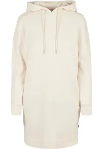 Dámské organické oversized froté šaty s kapucí whitesand