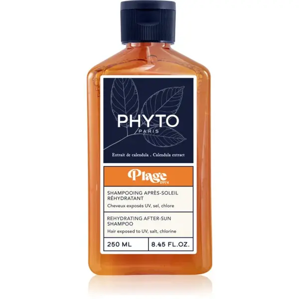 Phyto Plage Rehydrating After-Sun Shampoo šampón po opaľovaní pre vlasy namáhané chlórom, slnkom a slanou vodou 250 ml