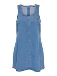 ONLY Šaty 'ONLMARIGOLD'  modrá denim / červená