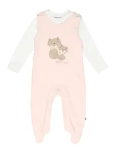 JACKY Set  ružová / biela