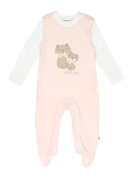 JACKY Set  ružová / biela