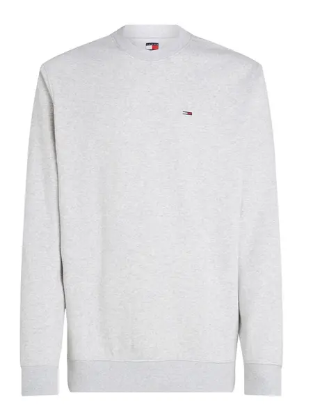 Tommy Jeans Mikina  sivá melírovaná