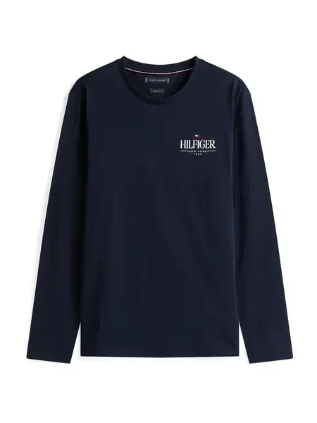 TOMMY HILFIGER Tričko  námornícka modrá / biela