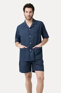 Pánské pyžamo krátké RAFAEL XL Tmavě modrá