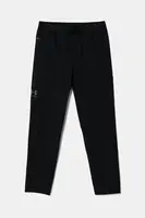 Dětské tepláky Under Armour Unstoppable Tapered Pant černá barva, hladké, 1373752