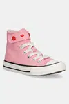 Dětské tenisky Converse Chuck Taylor All Star 1V růžová barva, A10714C
