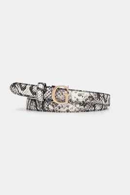Pásek Guess ANADELA dámský, hnědá barva, BW9221 P5220
