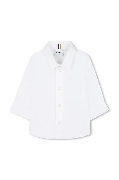 Dětská bavlněná košilka BOSS