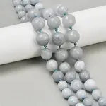 Natural White Jade Beads Strands