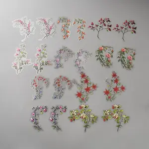 20Pcs Flower PET Decorative Stickers