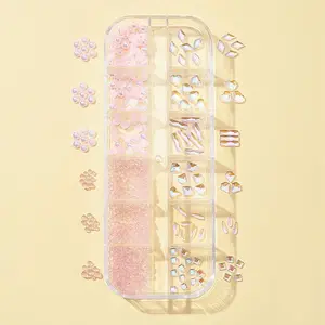 8 Style Glass Rhinestone Cabochons