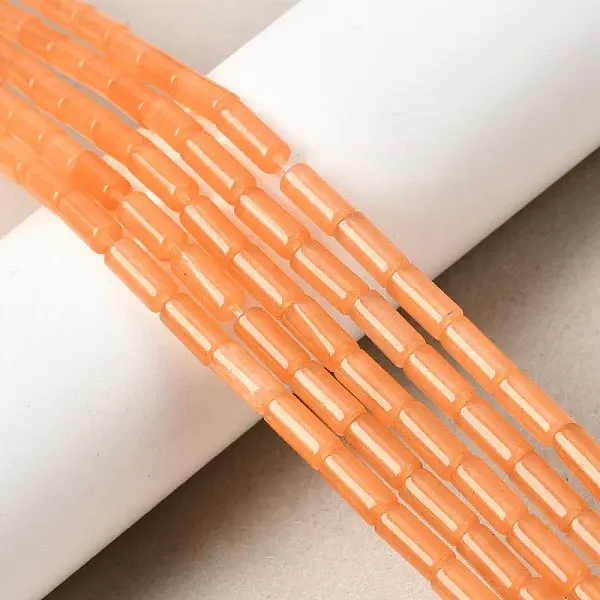 Natural White Jade Beads Strands