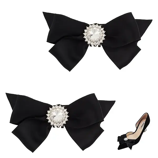 Polyester Bowknot Shoe Decorations