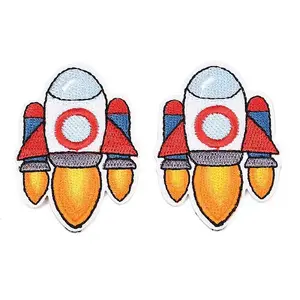 Polyester & Rayon Computerized Embroidery Cloth Iron on Sew on Patches