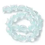 Handmade Foil Lampwork Beads Strands