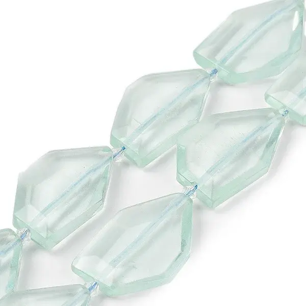 Transparent Glass Beads Strands