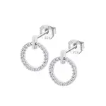 Lotus Silver Nadčasové stříbrné náušnice se zirkony LP3100-4/1