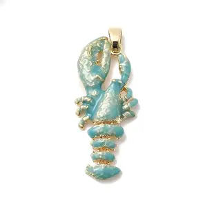 Brass Enamel Pendants